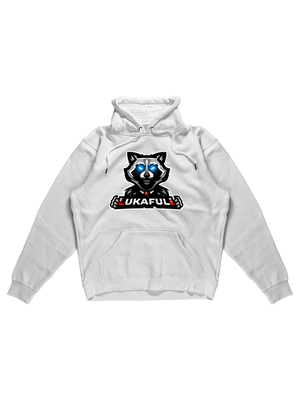 Lukafull Logo White Hoodie