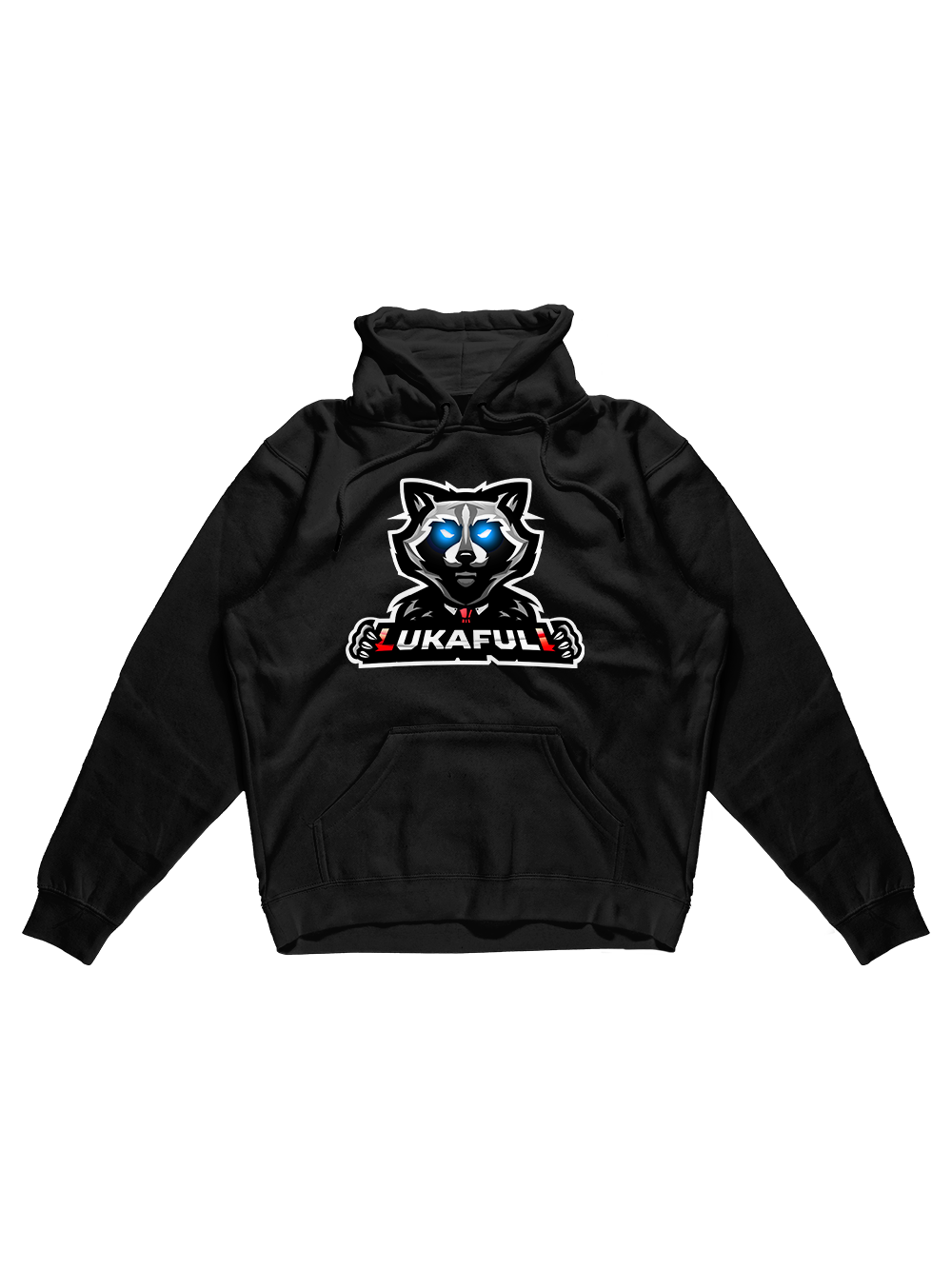 Lukafull Logo Black Hoodie