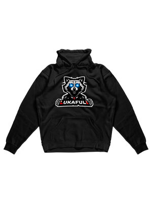 Lukafull Logo Black Hoodie