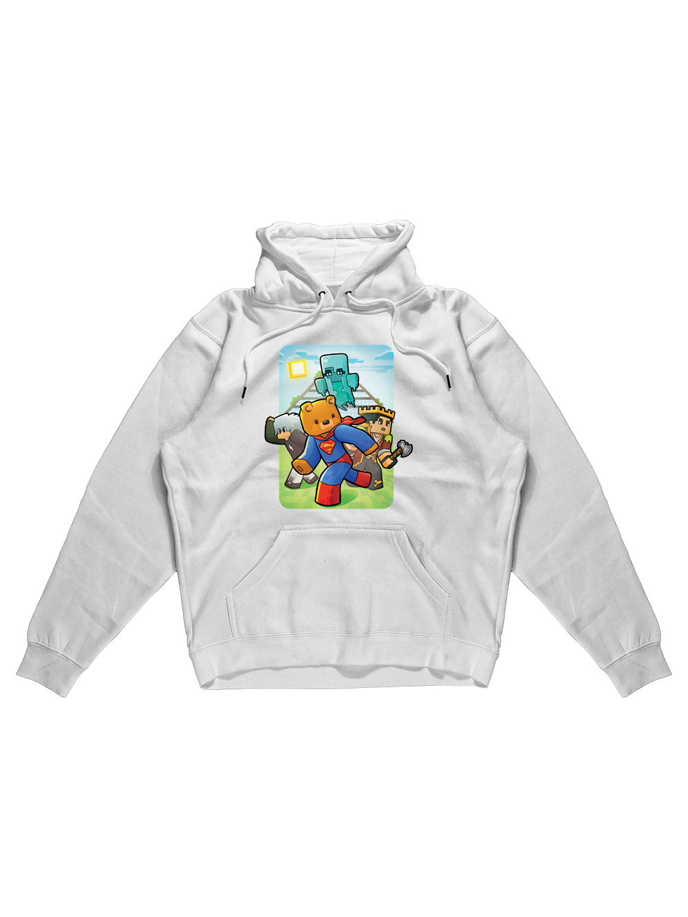 Survival in the Jungle White Hoodie