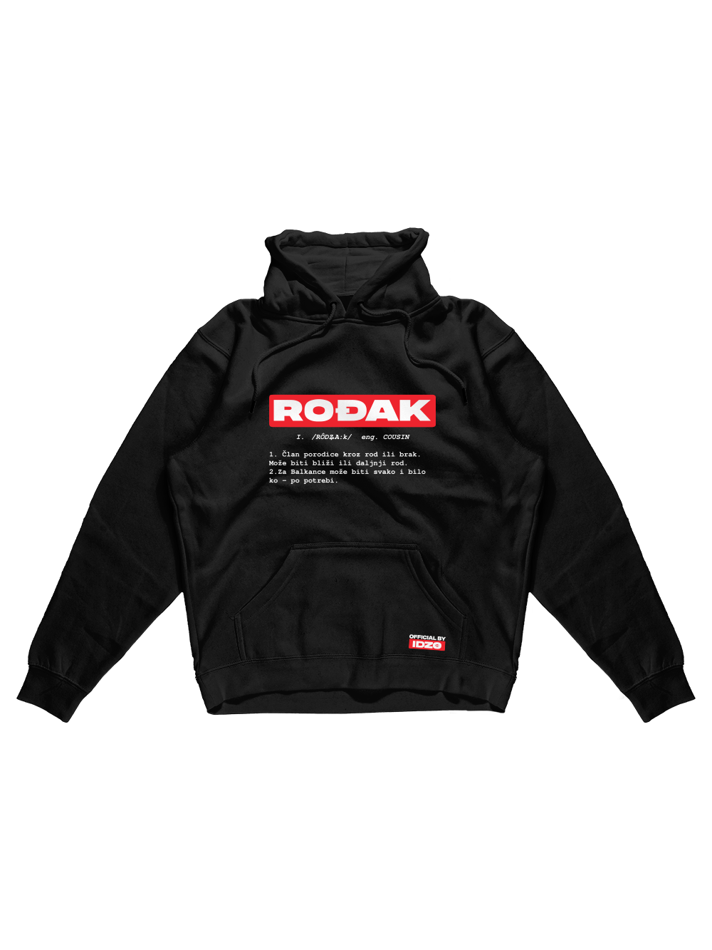 Idžo Rođak Black Hoodie