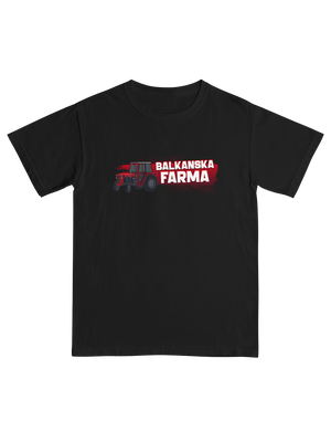 Djura Balkanska Farma Black T-Shirt