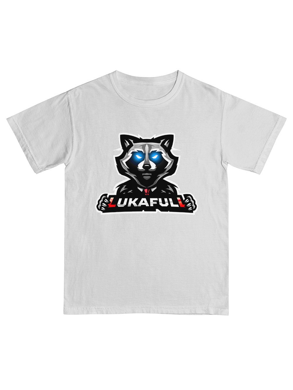 Lukafull Logo White T-Shirt