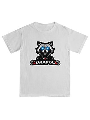 Lukafull Logo White T-Shirt