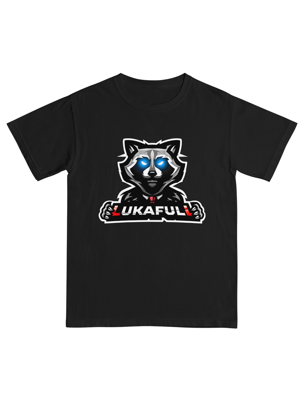 Lukafull Logo Black T-Shirt