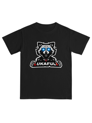 Lukafull Logo Black T-Shirt