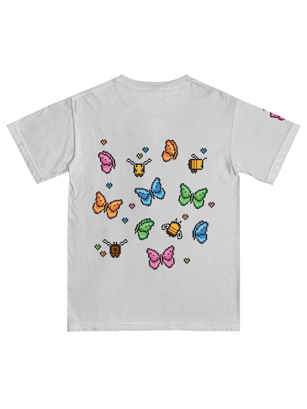 Leptirica Pixel Butterfly Girl T-Shirt