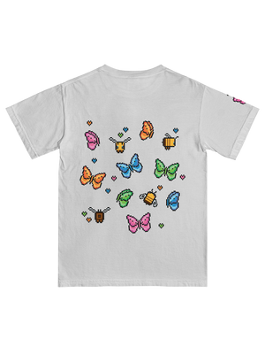 Leptirica Pixel Butterfly Girl T-Shirt