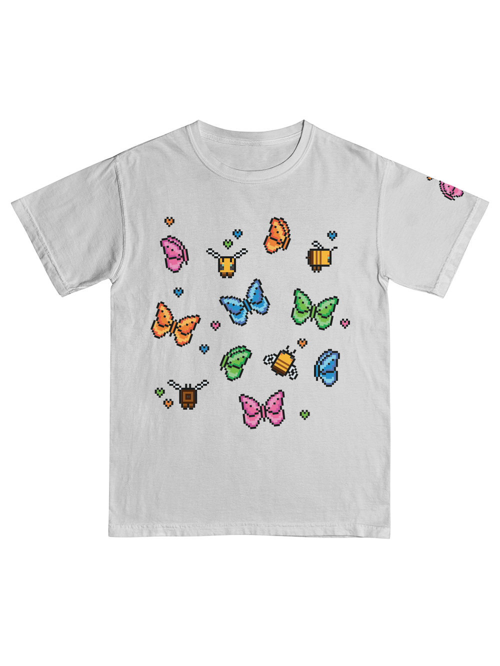 Leptirica Pixel Butterfly Girl T-Shirt