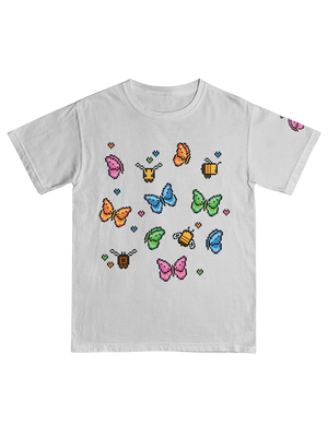 Leptirica Pixel Butterfly Girl T-Shirt