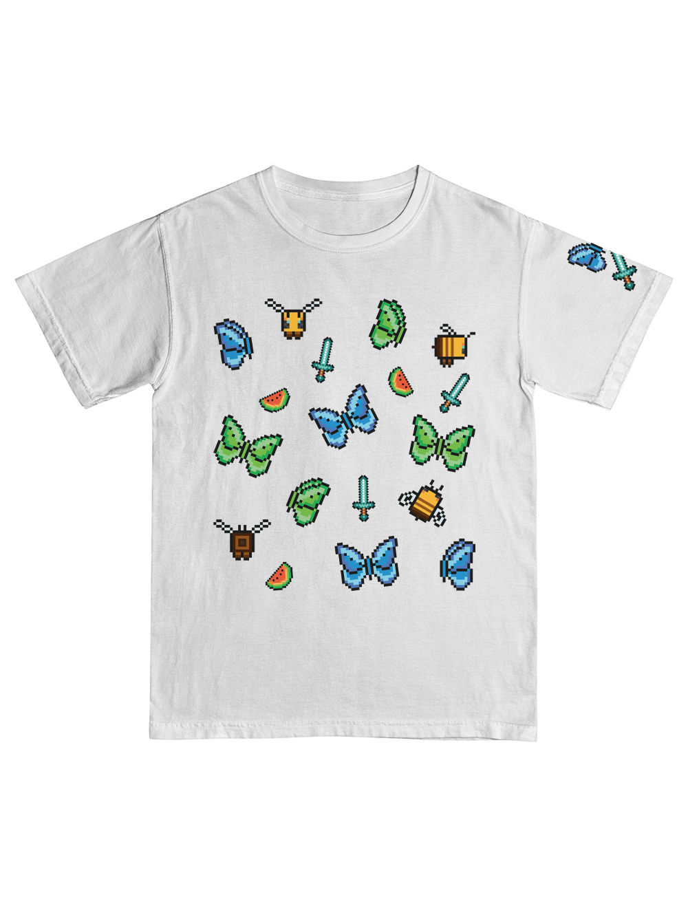 Leptirica Pixel Butterfly Boy T-Shirt