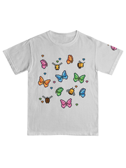 Leptirica Pixel Butterfly Girl T-Shirt